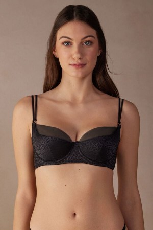 Intimissimi Cool Minimal Demi Bra Sort | MDKHR80696